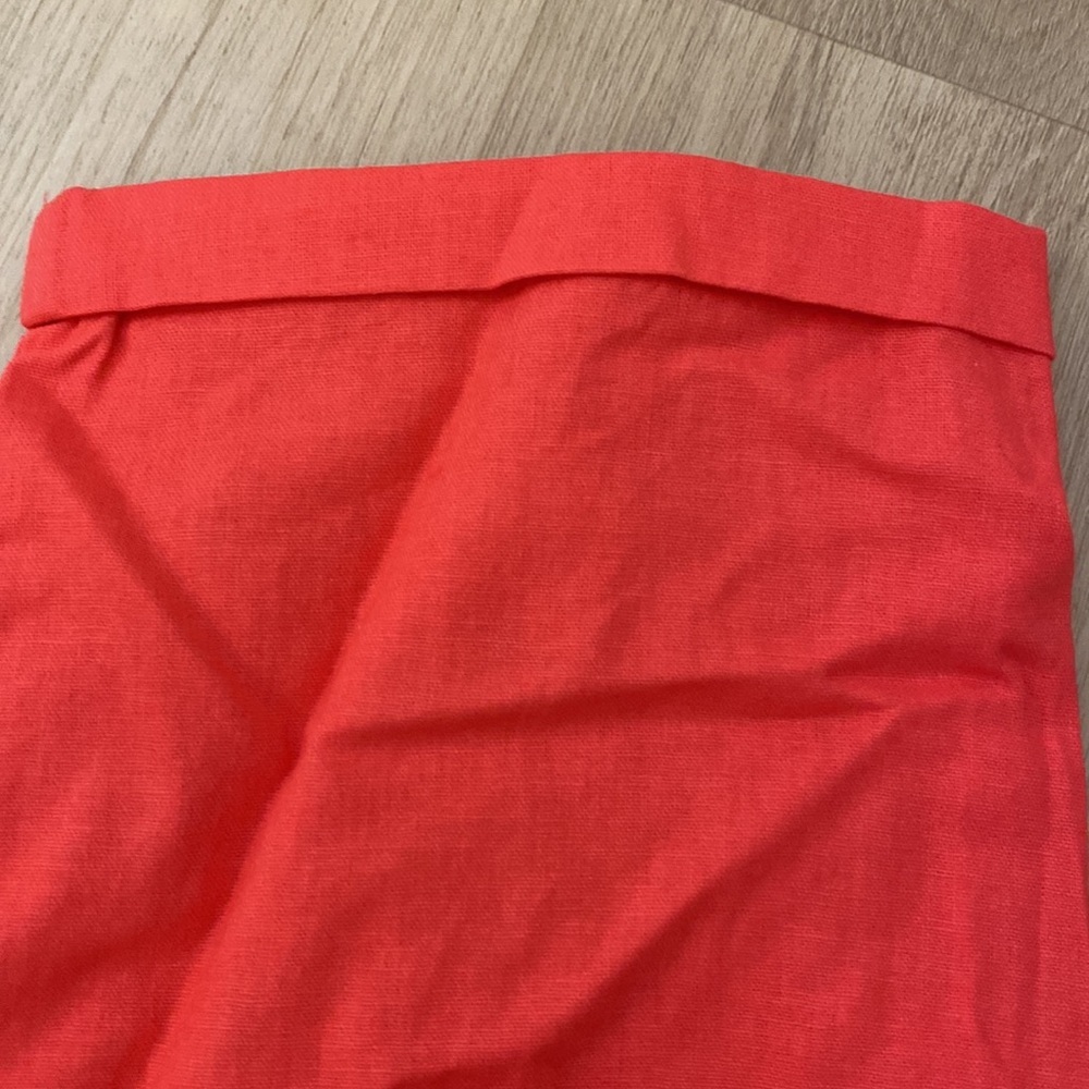 Pink J Crew  Factory Linen Cotton Joggers - Picture 4 of 5